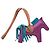 Charm per borsa Grigri Rodeo PM in pelle di agnello Milo viola di Hermès Porpora Viola scuro - vista 2