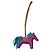 Charm per borsa Grigri Rodeo PM in pelle di agnello Milo viola di Hermès Porpora Viola scuro - vista 4