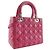 Dior Rosa Medio Cannage Lady Dior in Pelle di Agnello - vista 3