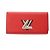 Cartera Larga Twist Coquelicot Epi Louis Vuitton Roja - vista 2