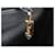 VINTAGE SAC A MAIN YVES SAINT LAURENT BOWLING LOGO Y CUIR ETUI A CLES BAG Bleu Marine  - vue 12