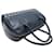 VINTAGE SAC A MAIN YVES SAINT LAURENT BOWLING LOGO Y CUIR ETUI A CLES BAG Bleu Marine  - vue 7