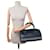 VINTAGE SAC A MAIN YVES SAINT LAURENT BOWLING LOGO Y CUIR ETUI A CLES BAG Bleu Marine  - vue 8