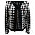 Balmain Tweed Open Blazer in Multicolor Polyamide Multiple colors