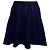 Falda Mini A-Line Sandro en Poliamida Azul Marino - vista 3