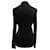 Rippstrick-Cardigan aus schwarzer Viskose Sandro - Ansicht 3