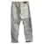 Jeans de algodón blanco con detalles de patchwork de Acne Studios Crudo  - vista 2