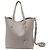 Bolsa de compras N/S Saint Laurent em couro bege
