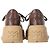Sneakers platform Nexus Casadei in pelle marrone Rosso - vista 3