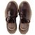 Sneakers platform Nexus Casadei in pelle marrone Rosso - vista 7