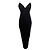 Robe maxi à bretelles spaghetti et décolleté en V Rick Owens en coton noir