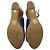 Sandalo con zeppa Riveria Slingback di Stuart Weitzman in pelle blu - vista 10