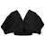 Crop Top Louis Vuitton in Seta Nera Nero - vista 3