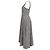 Staud Inda Midi Kleid aus grauem Polyester - Ansicht 2