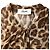 Edge Céline Blusa con lazo Celine en seda estampada de animal Impresión de pitón - vista 5