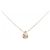 Autre Marque Collana in diamante di tormalina in oro rosa K10