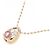 Autre Marque Collana in diamante di tormalina in oro rosa K10 - vista 3