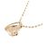 Autre Marque Collana in diamante di tormalina in oro rosa K10 - vista 4