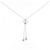 Collana Mikimoto in oro bianco Au750 con perla bianca del Mar del Sud Argento