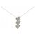 Autre Marque Collana in diamante in oro bianco Au750 Argento