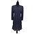 Emanuel Ungaro Conjunto Ungaro com jaqueta e vestido com saia plissada Azul