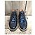 Derbies Avril Gau in pelle verniciata blu navy - vista 3