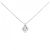 Autre Marque Platin-Diamant-Halskette PT900 PT850 Silber