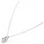 Autre Marque Platin-Diamant-Halskette PT900 PT850 Silber - Ansicht 2