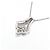 Autre Marque Platin-Diamant-Halskette PT900 PT850 Silber - Ansicht 4