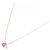 Autre Marque Au750 Pink Gold Sapphire Diamond Necklace - view 2