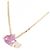 Autre Marque Au750 Pink Gold Sapphire Diamond Necklace - view 3