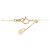 Autre Marque Au750 Pink Gold Sapphire Diamond Necklace - view 5