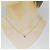 Autre Marque Au750 Pink Gold Sapphire Diamond Necklace - view 6