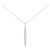 Autre Marque Collana in diamante in oro bianco Au750 Argento