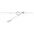 Autre Marque Collier en diamant croix en or blanc Au750 Argenté - vue 5