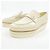 Timeless Décolleté con plateau in pelle di vitello lucida Chanel Bianco - vista 3