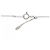 Autre Marque Collana in diamante PT900 PT850 Argento - vista 5