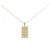 Autre Marque Collar de diamante Au750 Dorado