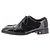 Versace Derby neri in pelle Nero - vista 3