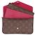Borsa a Spalla Pochette Felicie Monogram Louis Vuitton Marrone Fuschia - vista 7