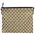 Gucci Sherry Schultertasche aus beigem und braunem GG-Canvas - Ansicht 3