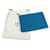 Borsa Clutch Blu Hermès - vista 16