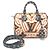 Speedy Borsa Bandoulière 25 Monogram Gigante Louis Vuitton Marrone Bianco