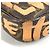 Pochette Accessoires Monogram Graffiti Louis Vuitton Castaño Naranja - vista 16