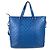 Borsa a tracolla Louis Vuitton Damier Infini Tadao PM Blu - vista 5