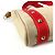 Borsa Tote Louis Vuitton Antigua Cabas PM Rosso Beige - vista 9