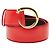 Cartier Panthère Gürtel aus rotem Leder