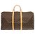 Borsa Boston Keepall 55 Monogram Louis Vuitton Marrone Monogramma - vista 2