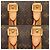 Borsa Boston Keepall 55 Monogram Louis Vuitton Marrone Monogramma - vista 7