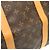 Borsa Boston Keepall 55 Monogram Louis Vuitton Marrone Monogramma - vista 9